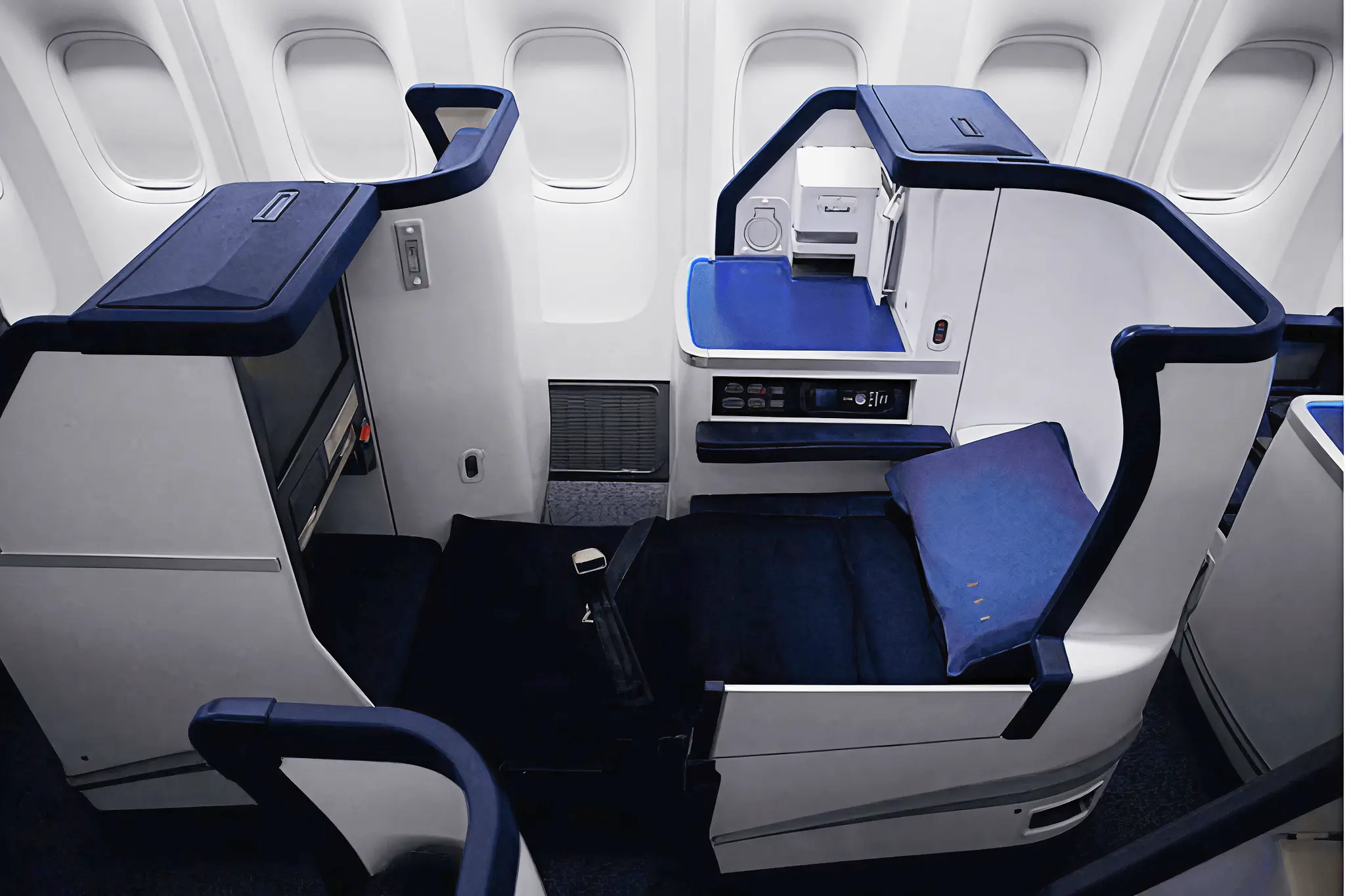 ANA business class cabin